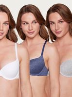 Pack 3 Sostén Cobertura Media Algodón