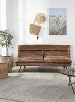 Futón Ecocuero Café Attimo