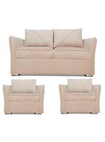 Juego Living Atlanta Sofá + 2 Sillones