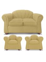 Juego Living Marsella Sofá + 2 Sillones