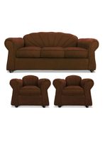 Juego Living Marsella Sofá 3C + 2 Sillones