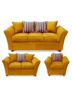 Juego Living Minesota Sofá 3C + Sofá 2C + 1 Sillón