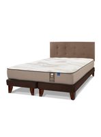 Cama Europea Dual Sensity King (180x200) Flex + Respaldo