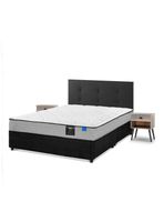 Cama Americana Star 2 Plazas BD Flex + Respaldo + Velador
