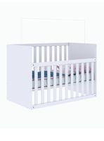 Cuna Blanca Gabi C/Baranda Ajustable