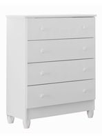 Cómoda Blanco Mel 4 Cajones