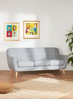 Sofá Capitone Félix 3 Cuerpos