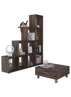 Biblioteca Escalera + Mesa de Centro TuHome