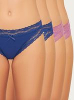 Pack 4 Mini Culotte con Refuerzo Algodón