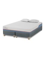 Box Amerciano 2 Plazas Base Dividida Excellence Plus + Almohada