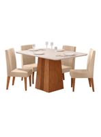 Juego de Comedor Italia Lia + 4 Sillas