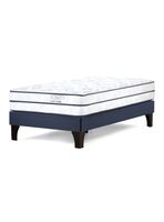 Cama Europea Autonomy Sky 1.5 Plazas Patas de Madera