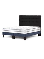 Cama Europea Autonomy Sky Súper King + Respaldo Oscuro