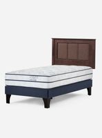 Cama Europea Autonomy Sky 1.5 Plazas + Respaldo