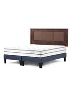 Cama Europea Autonomy Sky Base Dividida 2 Plazas + Respaldo