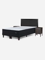Cama Europea Tempo Súper King + Set de Muebles Nolita Grafito
