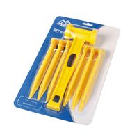 Set 6 Estacas Plástico con Martillo