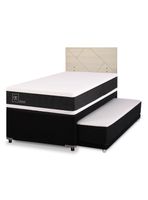 Diván Ortopedic Black 1.5 Plazas Respaldo Villarrica Alpino