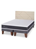 Cama Europea Ortopedic King + Respaldo Villarrica Alpino