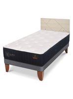 Cama Europea Premium 1.5 Plazas + Respaldo Villarrica Alpino