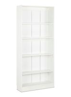 Librero Moscu 4 Repisas 80x180 cm Blanco