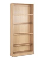 Librero Moscu 4 Repisas Doble Olmo Doble