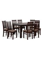 Juego Comedor Ñuble + 8 Sillas Chocolate