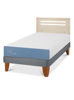 Cama Europea Excellence 1.5 Plazas x190 cm + Respaldo Múnich Alpino
