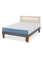 Cama Europea Excellence 2 Plazas x190 cm + Respaldo Múnich Alpino