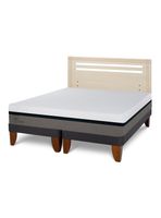 Cama Europea Balance 2 Plazas Base Dividida + Respaldo Múnich Alpino
