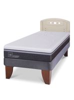 Cama Europea Ortopedic Advance 1.5 Plazas + Respaldo Gales Alpino