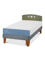 Cama Europea Excellence 1.5 Plazas + Respaldo Gales Olivo