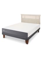 Cama Europea Smart 2 Plazas + Respaldo Dublín Alpino