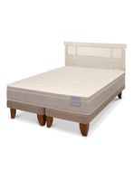 Cama Europea Rilassati King + Respaldo Dublín Alpino
