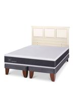 Cama Europea Ortopedic King + Respaldo Torino Alpino