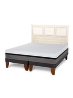 Cama Europea Balance King + Respaldo Torino Alpino