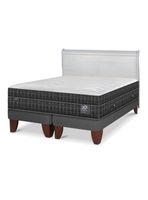 Cama Europea Lux King + Respaldo Miro Alpino