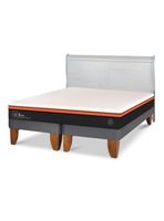 Cama Europea Bee Comfort King + Respaldo Miro Alpino