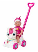 Muñeca de Cuerpo Blando 37 cm + Corepasillos Unicornio