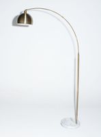 Lámpara de Pie 1L E27 Gold Arco Mármol