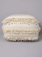 Pouf Beige 50x50 cm