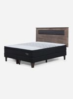 Cama Europea Tempo 2 Plazas + Respaldo Ferrara