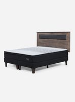 Cama Europea Tempo King + Respaldo Ferrara