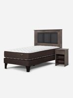 Cama Europea Ergo T 1 Plaza + Set Muebles