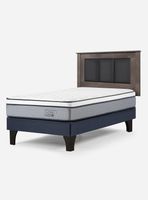 Cama Europea Indie 1 Plaza Respaldo