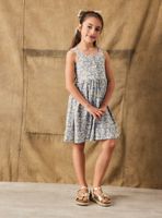 Vestido Estampado Botones