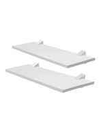 Set 2 Repisas Concept 60 cm Blanco