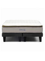 Cama Europea Sunset 2 Plazas Gris