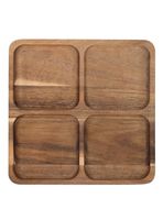 Plato Piqueo 4 Separaciones Acacia