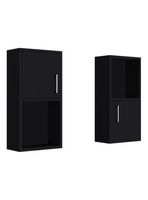 Mueble Auxiliar Bath 2 Piezas 2P Wengue